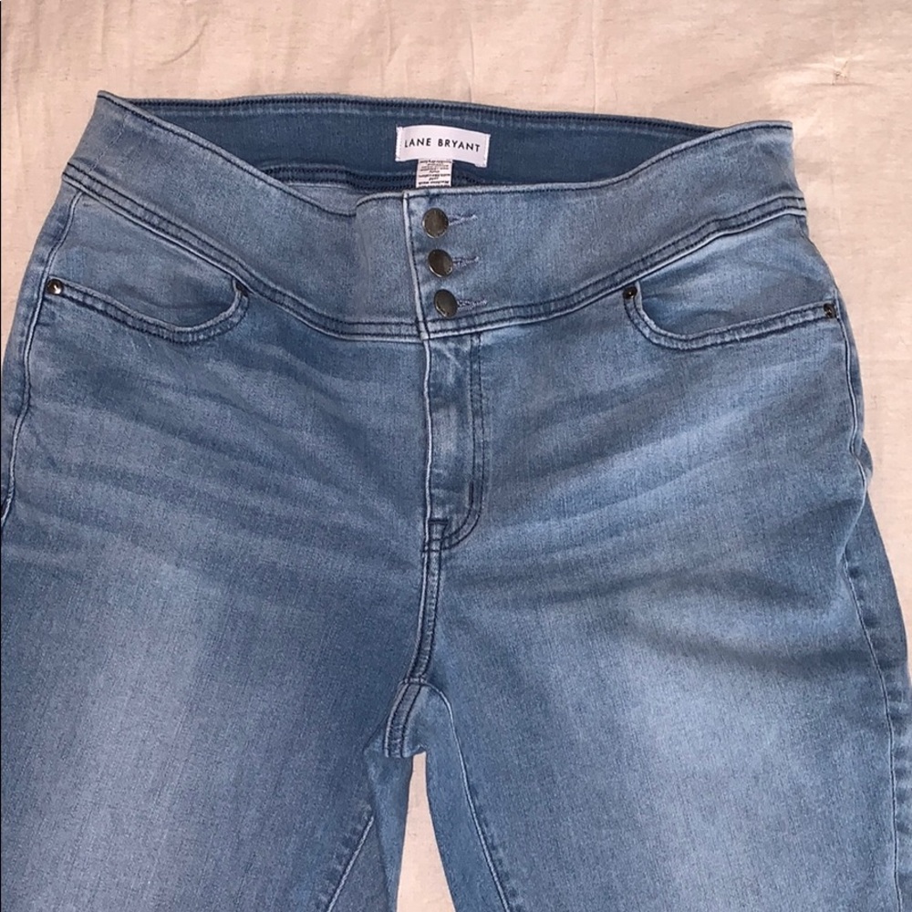 Lane Bryant flex waist band high-rise jegging